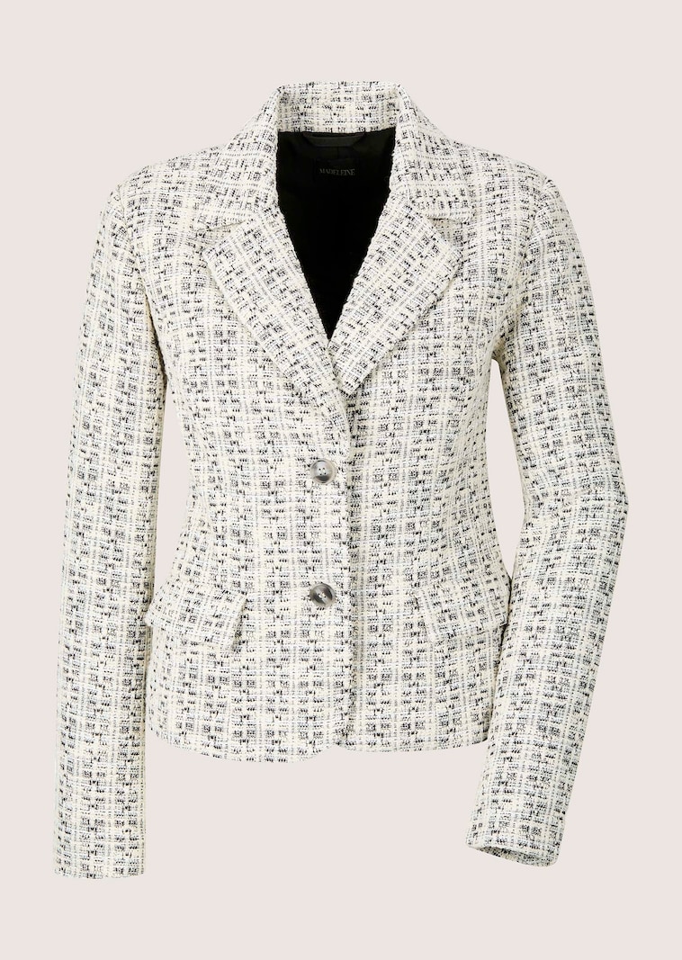 Blazer aus Tweed-Bouclé mit Pailletten