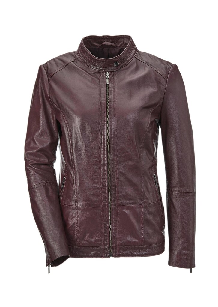 Hochwertige, zeitlose Echt-Lederjacke