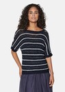 Bändchengarn-Pullover mit Glanzgarn-Akzenten thumbnail 1