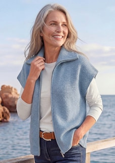Tricot vest met ritssluiting thumbnail 6