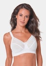 Soutien-gorge sans armature en coton et dentelle thumbnail 1