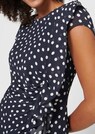 Summer dress with polka dot print and flounces thumbnail 5