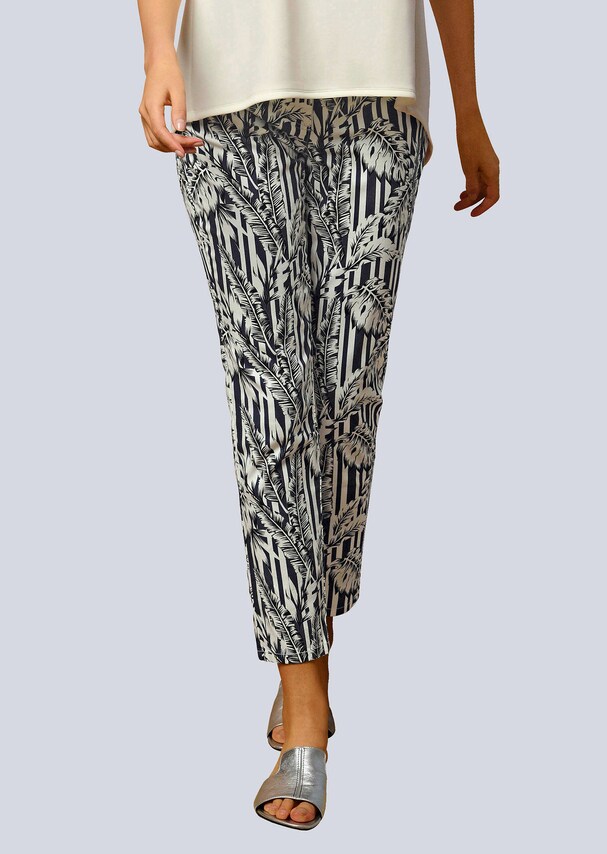 Hose in exklusivem Alba Moda Druck