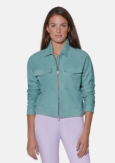 Kurze Lederjacke aus Lammnappa thumbnail 1