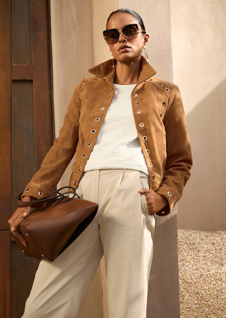 Lederjacke