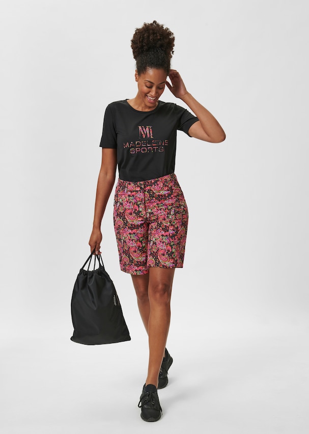 Shorts with paisley print 1