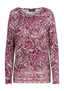 T-shirt à manches longues en jersey de viscose thumbnail 6