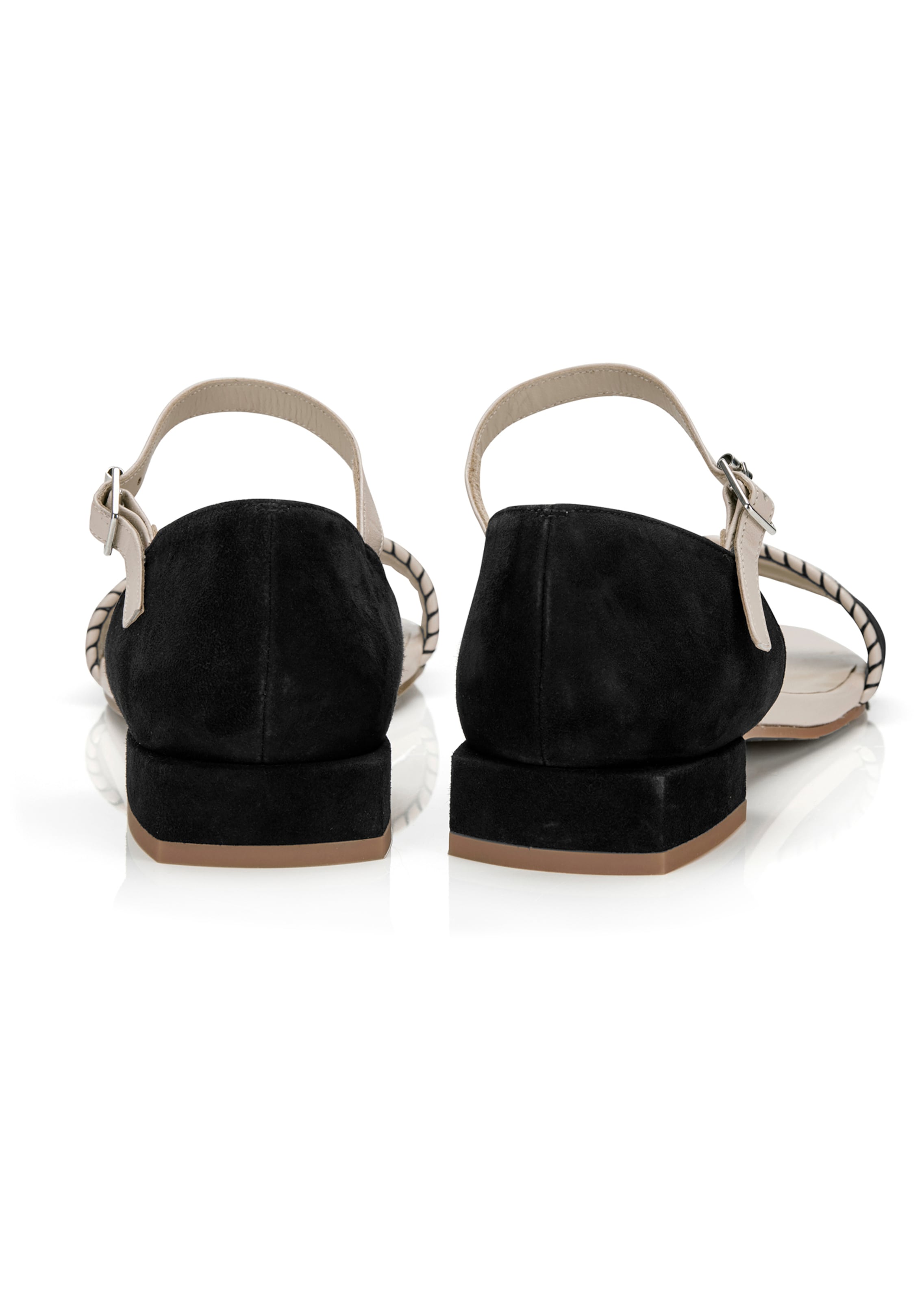Sandales Femme Madeleine – Taille UK 3 – Cuir Marron – Talon Moyen 4,5 Cm – Neuf Sans Emballage – Fabriqué En Espagne