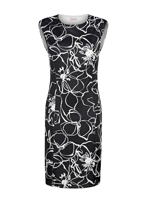 Jerseykleid in floralem Dessin 5