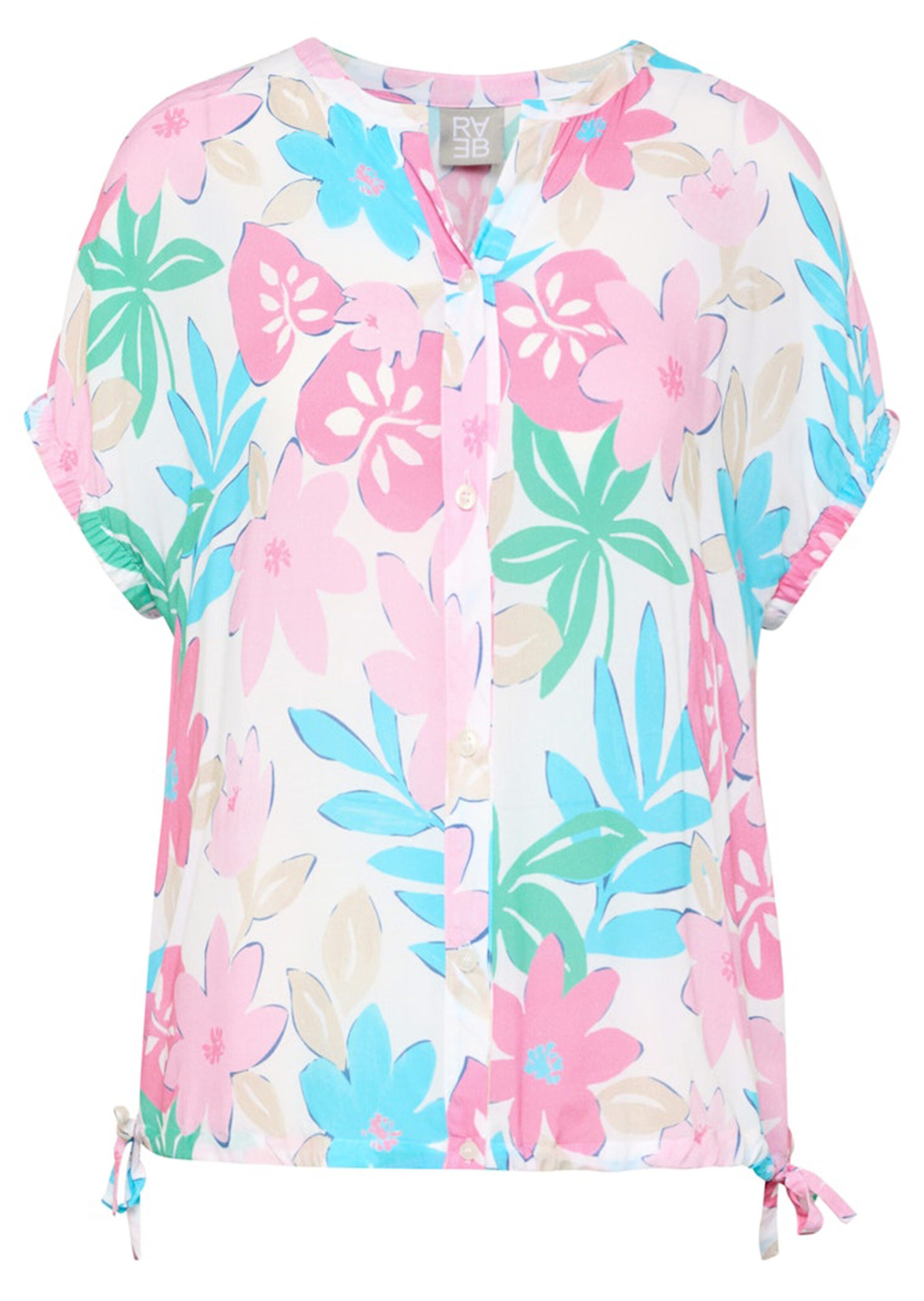 Blouse estivale avec lien de serrage à la base