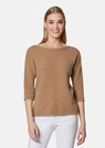 Cashmere jumper with textured mix thumbnail 1