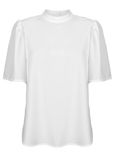 Bluse mit femininem Stehkragen thumbnail 6