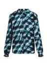 Bluse aus reiner Viskose mit Smokdetails thumbnail 6