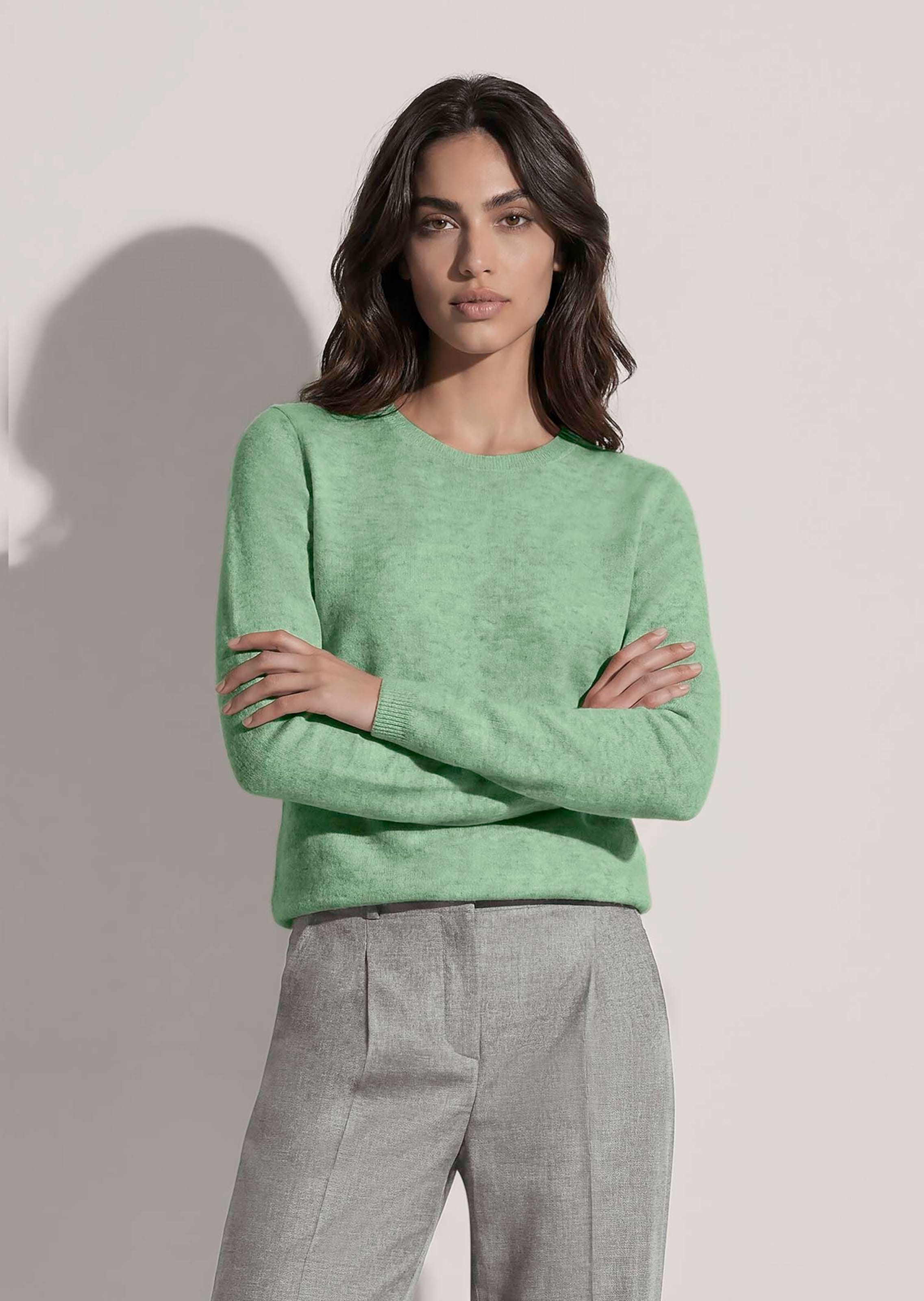 Pull à col rond en Good Cashmere