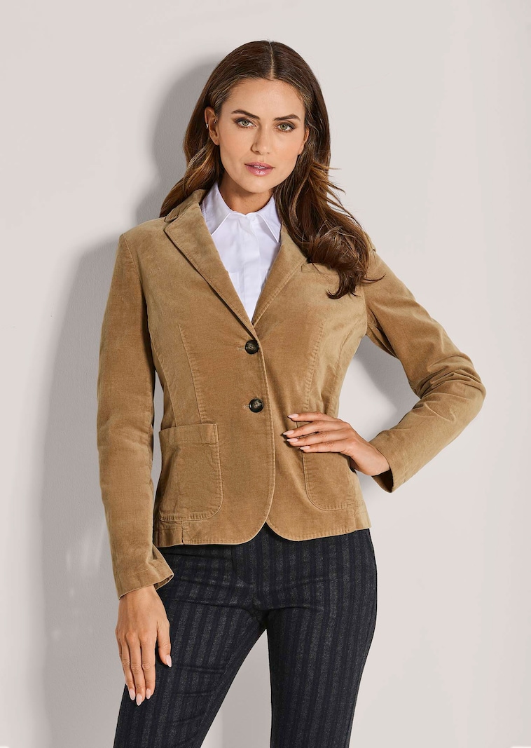 Blazer mit Zierstich