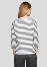 Gestreept shirt met glinsterende print voor thumbnail 3