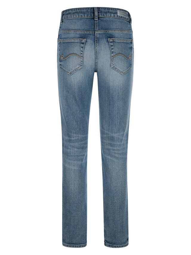 Jeans mit farbiger Taschenkante 4