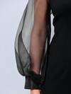 Jerseykleid mit Organzaärmel thumbnail 7