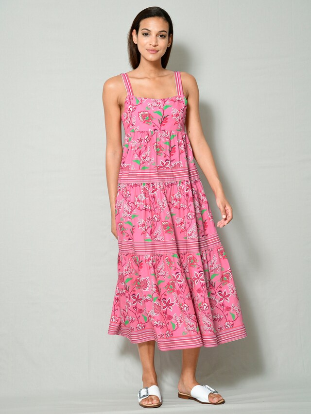 Strandkleid im schönen Blumendruck 2