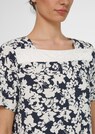 Sleepshirt mit Spitzeneinsatz und abstraktem Floralprint thumbnail 5