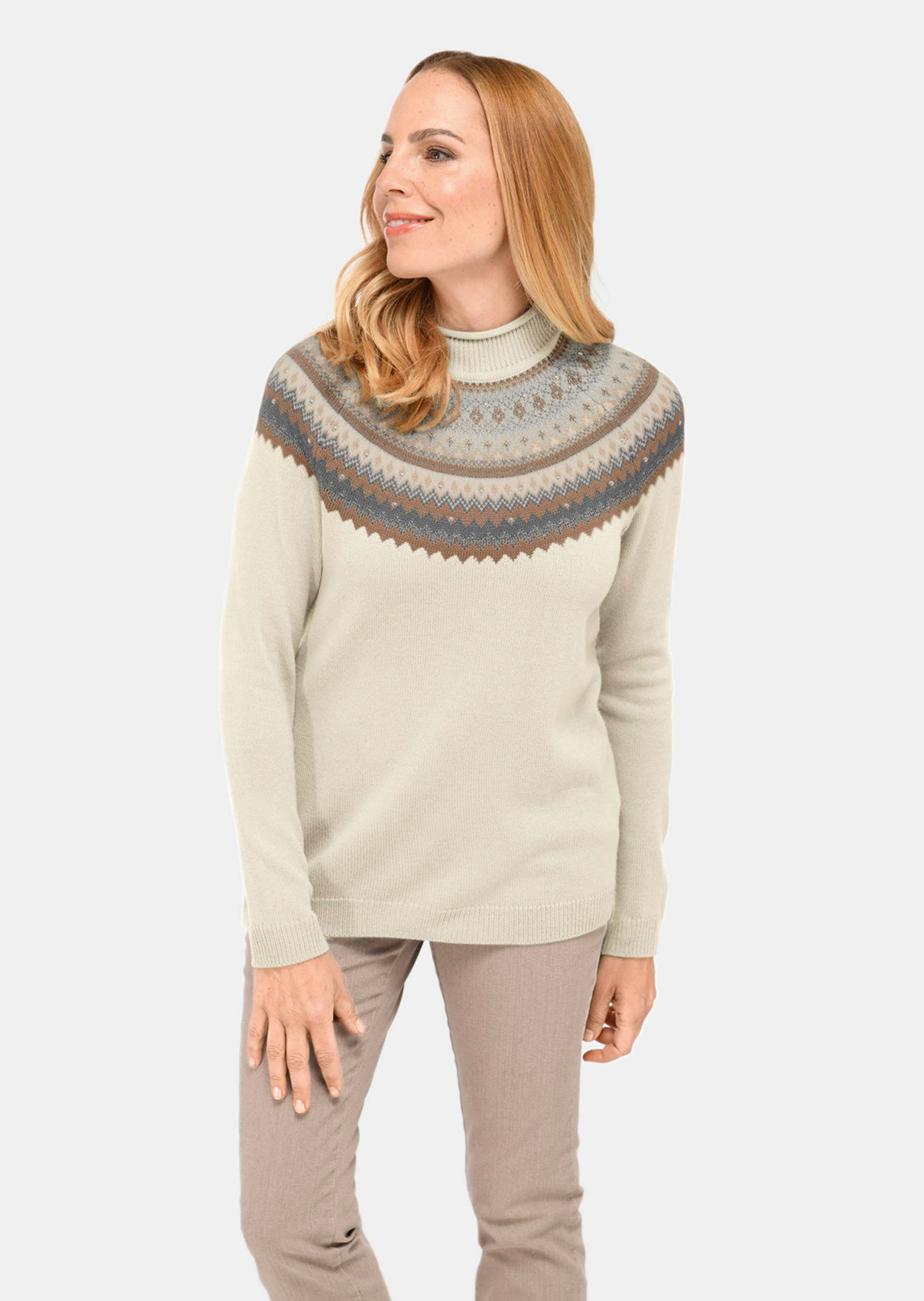 Norweger-Pullover mit wärmender Schurwolle