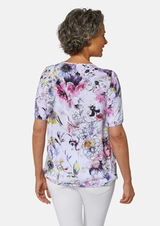 Ausdrucksstarke Bluse mit kaschierendem Faltendetail thumbnail 3