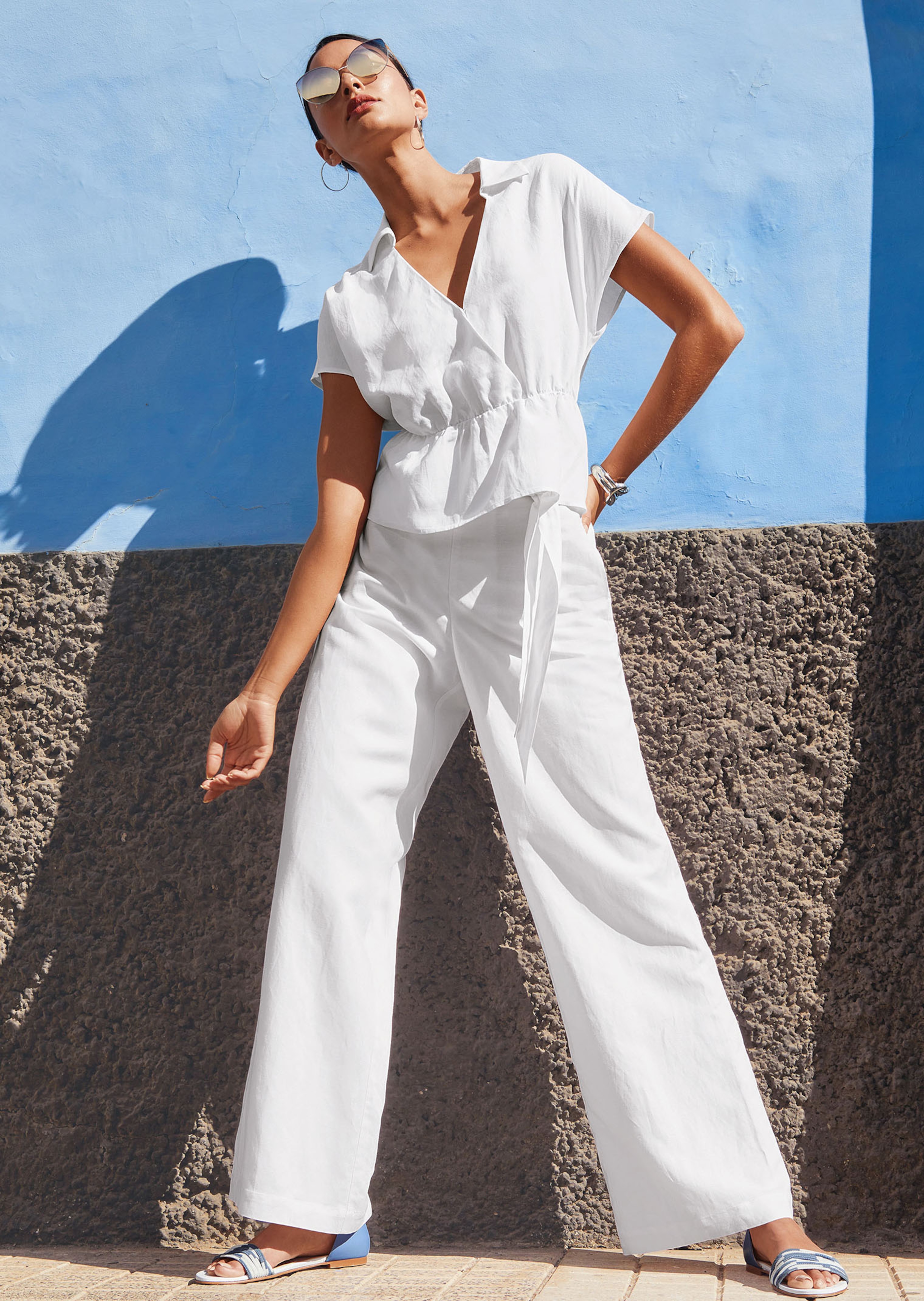 Bluse mit Schößchen