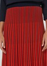 Flared knitted skirt in a striped look thumbnail 5