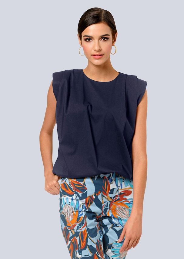 Bluse mit Schulterpads 4