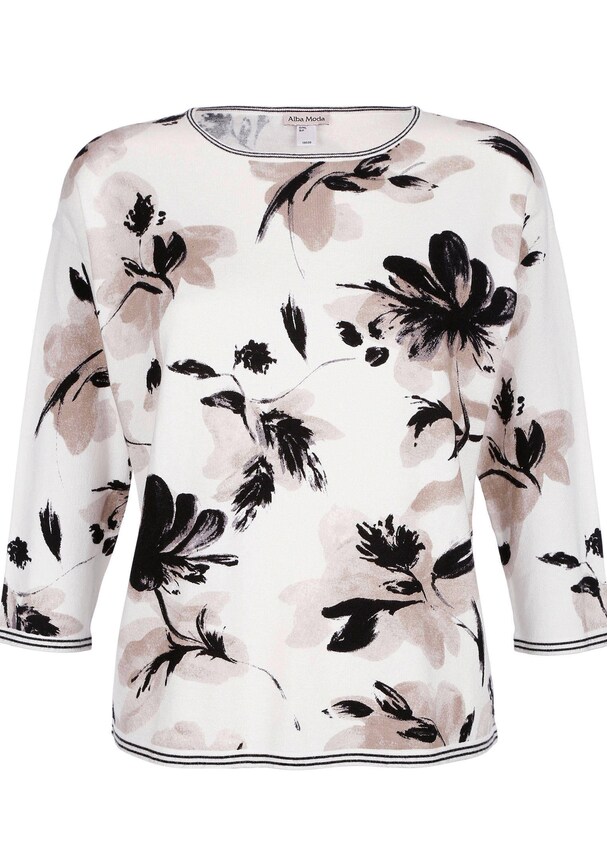 Pullover mit floralem Print 5