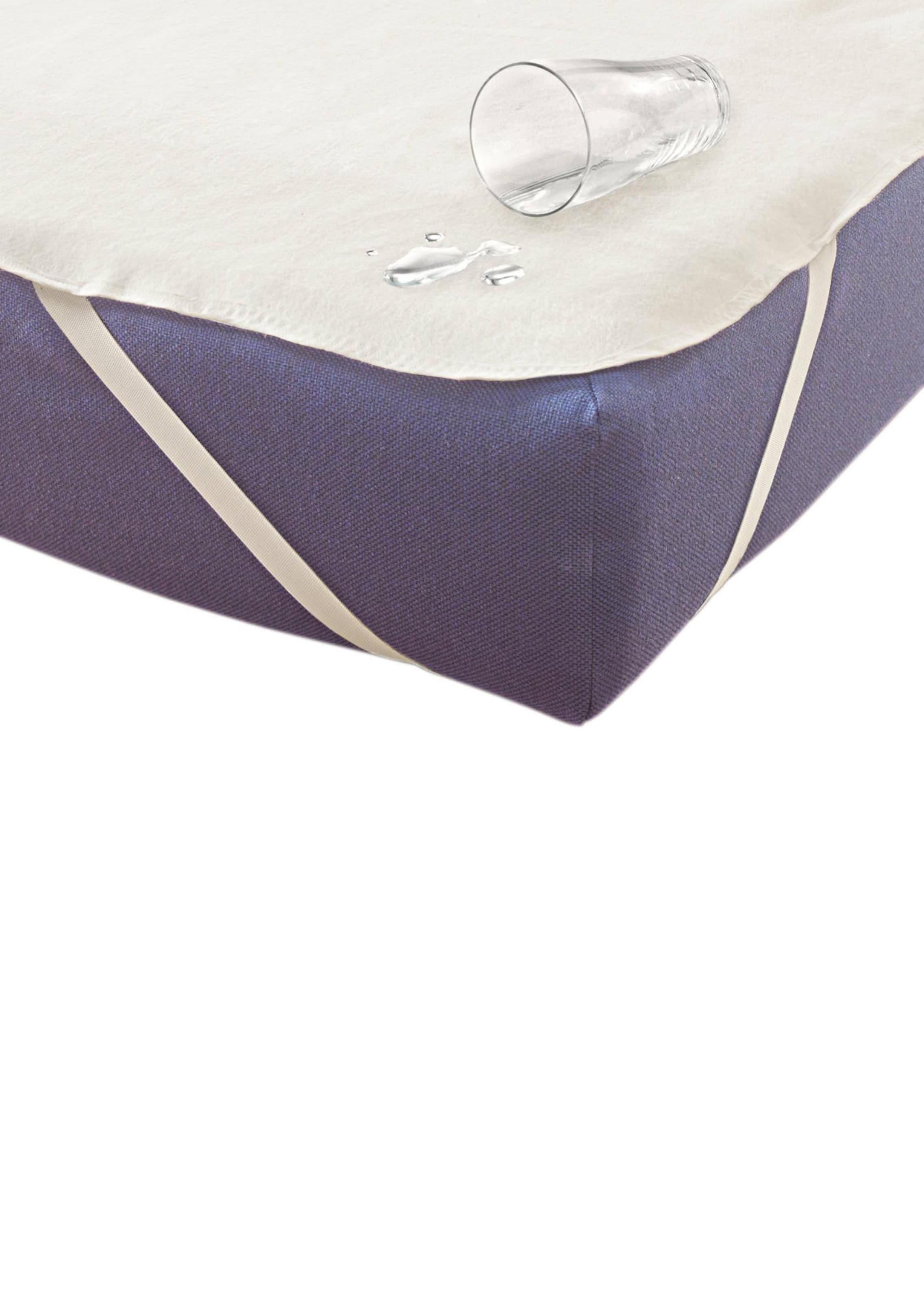 Protège-matelas molleton imperméable - blanc - Gr. 140 x 200 cm de Goldner Fashion