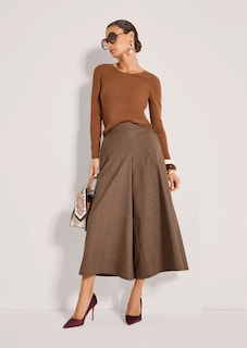 Gerippter Feinstrick-Pullover aus Schurwolle thumbnail 4