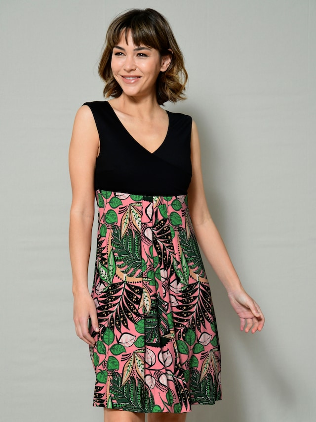 Strandkleid mit grafischem Druck