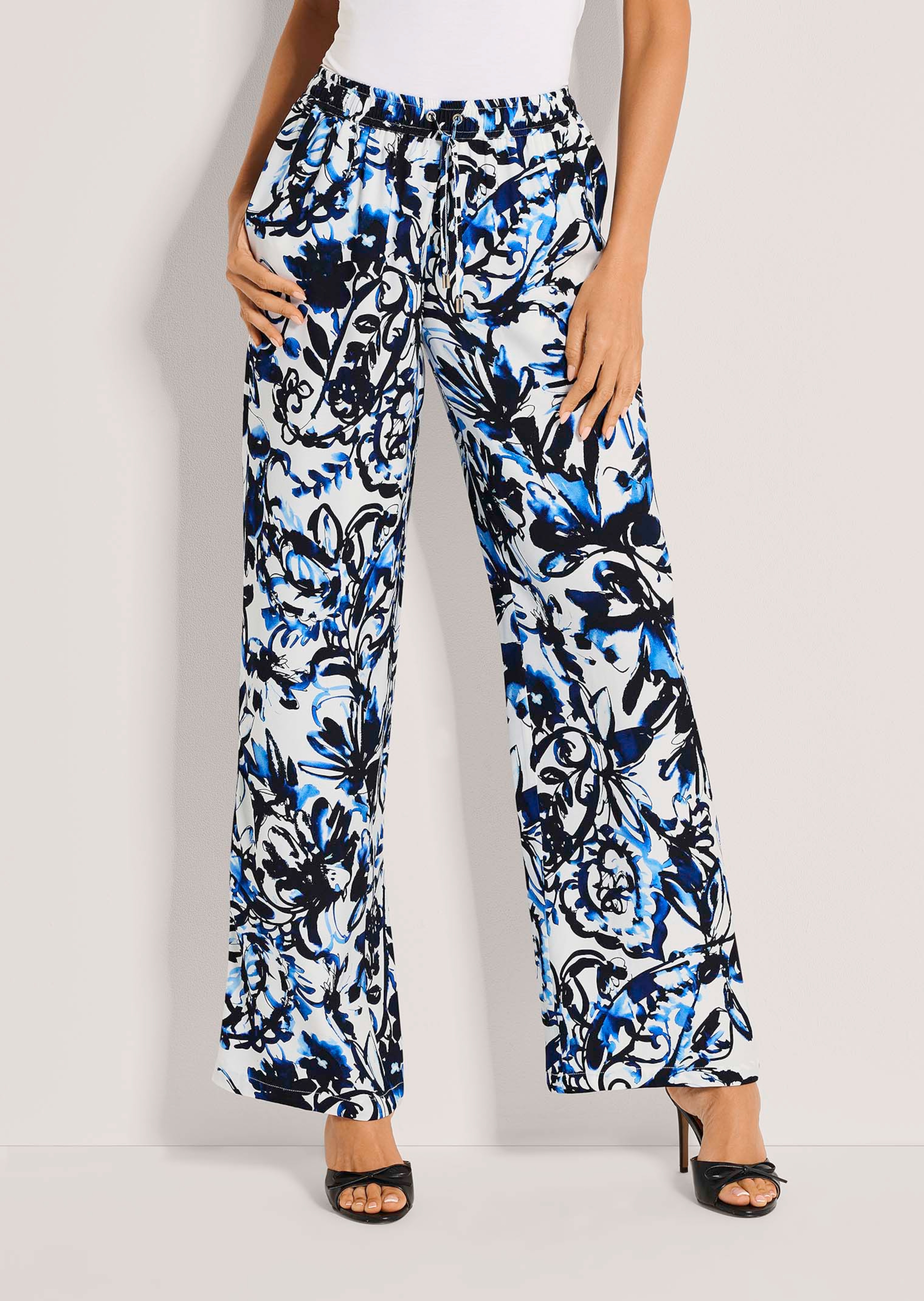 Broek met print
