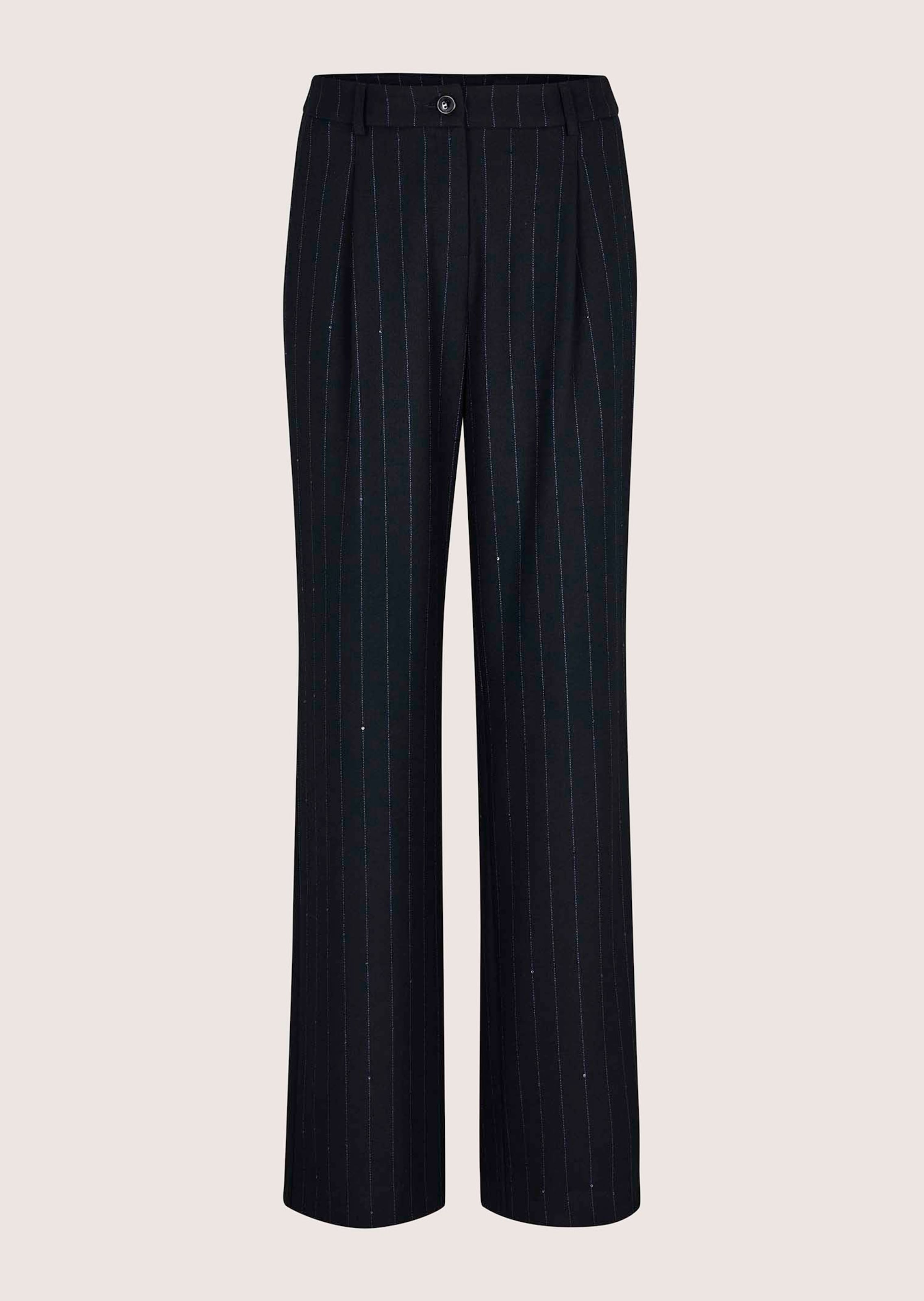 Nadelstreifenhose mit Pailletten
