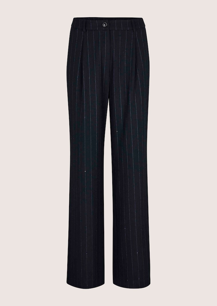 Nadelstreifenhose mit Pailletten