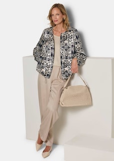 Chique blouson van viscose-satijn thumbnail 4