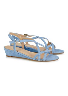 Strappy sandal with wedge heel thumbnail 1