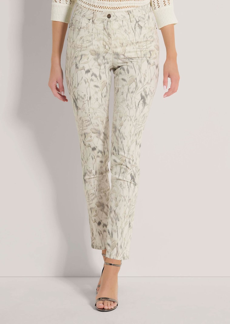 Stretch-Hose mit Unikat-Print