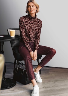 Beschichtete Skinny-Jeans thumbnail 2