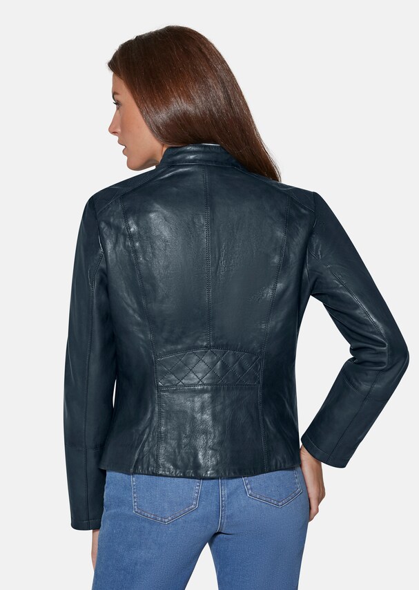 Leather jacket in lamb nappa 2