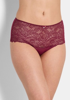 Slip montant avec dentelle et détail bijou thumbnail 1