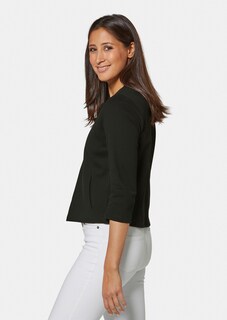 Jersey blazer with texture thumbnail 4