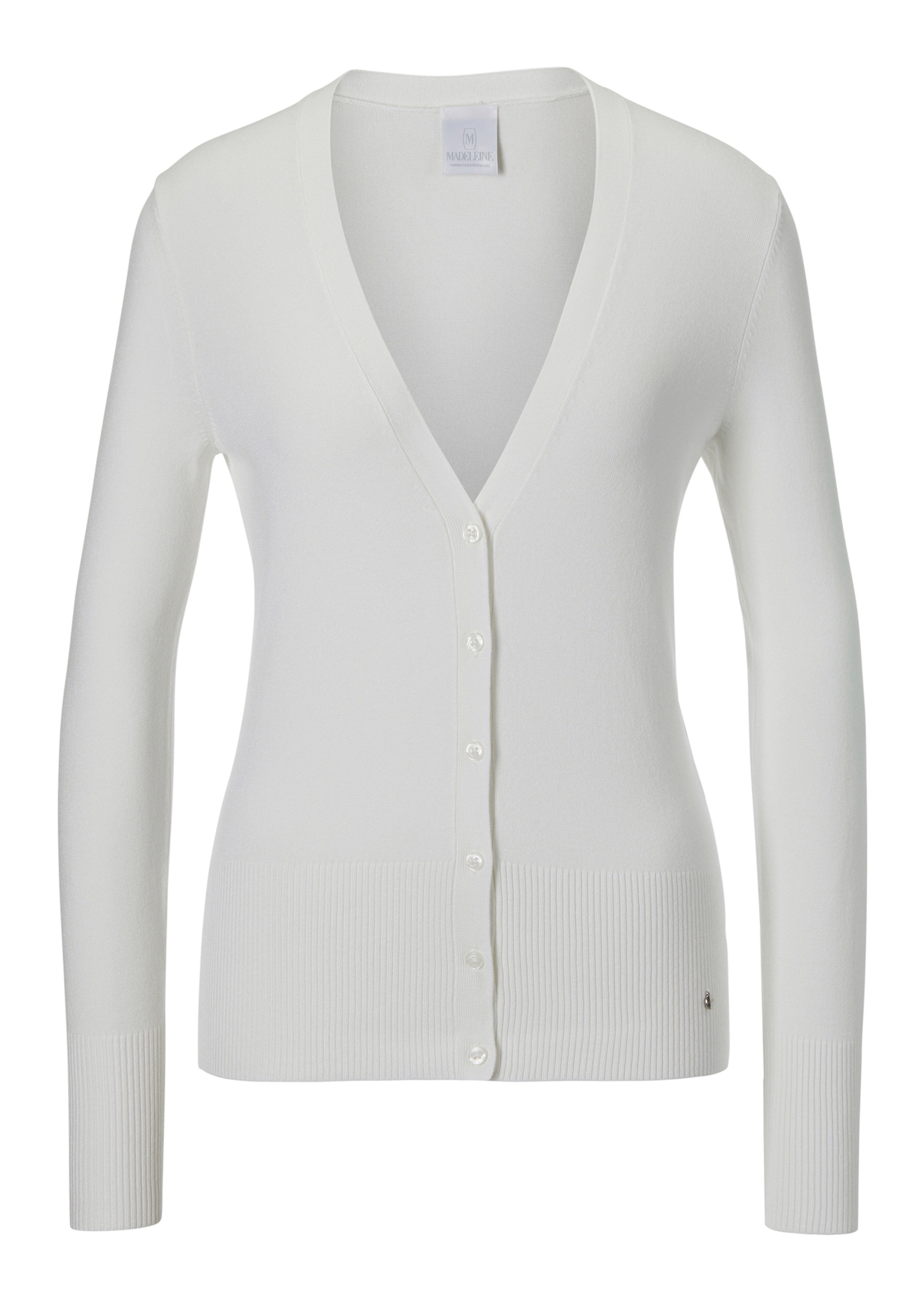 Strickjacke aus Viskose-Stretch