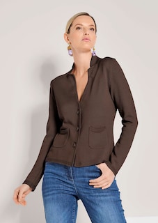 Blazer en maille. Pur coton thumbnail 4