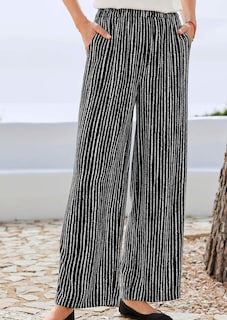 Palazzo-Hose VERA in Streifen-Tupfen-Optik thumbnail 7