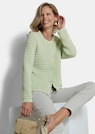 Ajour-Strickjacke aus reiner Baumwolle thumbnail 4