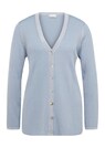 Pflegeleichte Strickjacke in hochwertiger Rippenstruktur thumbnail 2