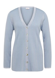Pflegeleichte Strickjacke in hochwertiger Rippenstruktur thumbnail 2