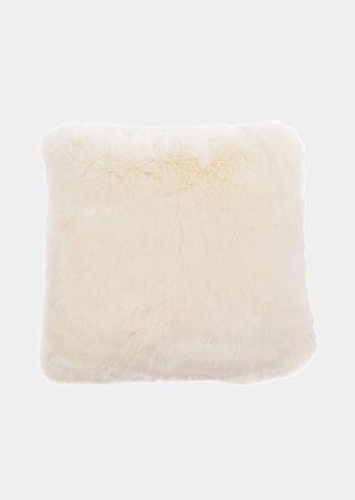 blanc Housse de coussin aspect fourrure, ours polaire